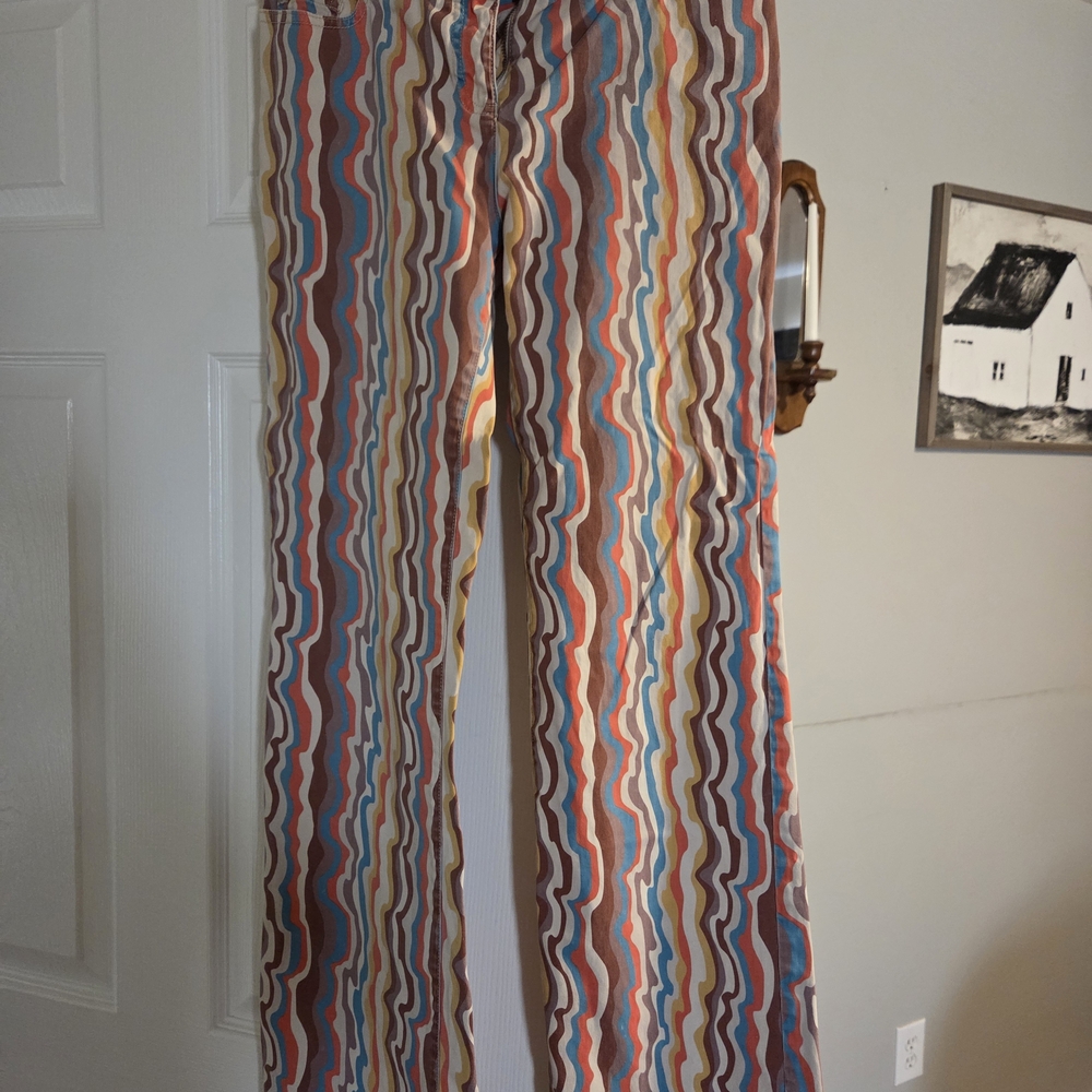 Oilily Multicolor Wavy Pattern Pants